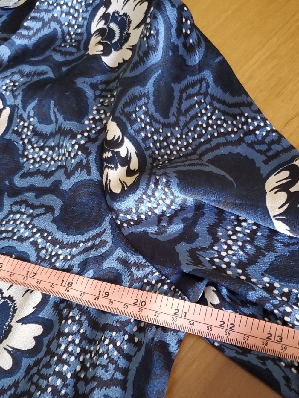 Ted Baker Navy and Cream Floral Long-Sleeve Top - Picture 10 of 10
